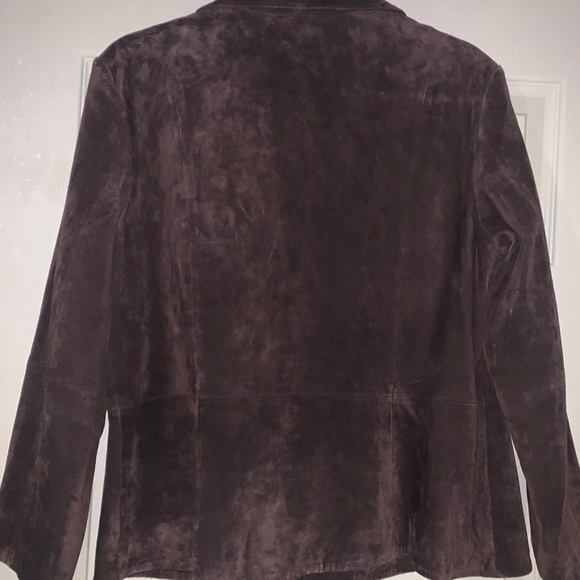 Oscar de la Renta Suede Jacket - Picture 2 of 7